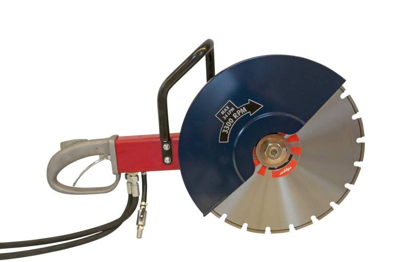 Hydraulisk betongsag 18,5 cm kuttedybde, inkl. aggregat